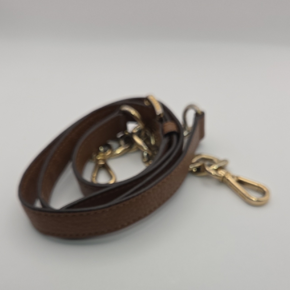 Michael Kors Brown Leather Strap with Gold Hardware